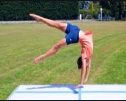 Not only he is a YouTube star but also a gymnast. Many of videos contain gymnastics and tumbling content.